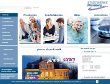 Tablet Screenshot of pinnbarg-strom.de